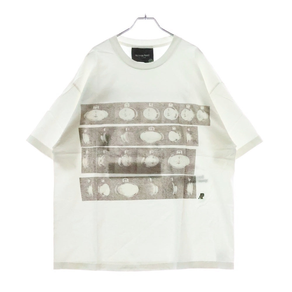 Cactus Jack(カクタスジャック) Travis Scott×AUDEMARS PIGUET Perpetual Calendar Tee オーデマ ピゲ プリント半袖Tシャツ CJAP-SS03 ホワイト