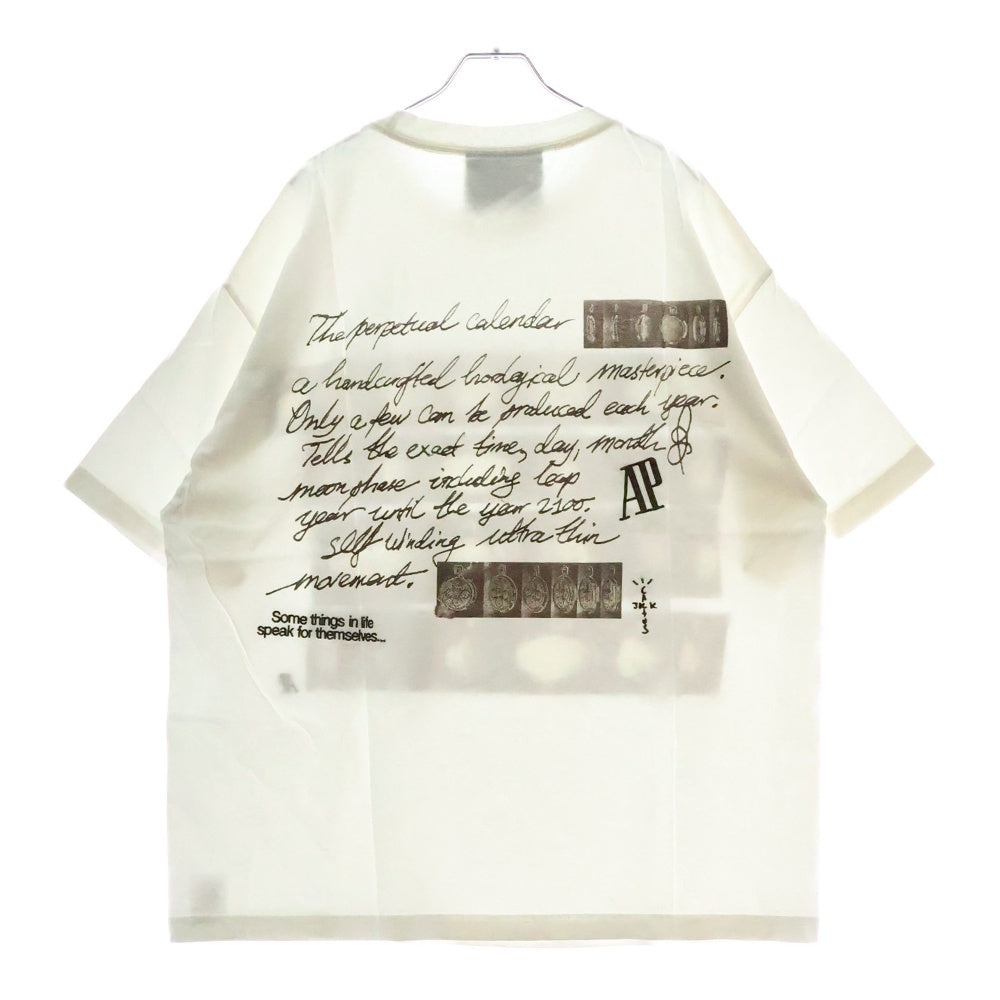 Cactus Jack(カクタスジャック) Travis Scott×AUDEMARS PIGUET Perpetual Calendar Tee オーデマ ピゲ プリント半袖Tシャツ CJAP-SS03 ホワイト