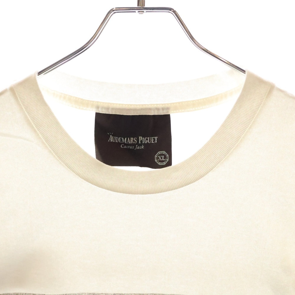 Cactus Jack(カクタスジャック) Travis Scott×AUDEMARS PIGUET Perpetual Calendar Tee オーデマ ピゲ プリント半袖Tシャツ CJAP-SS03 ホワイト