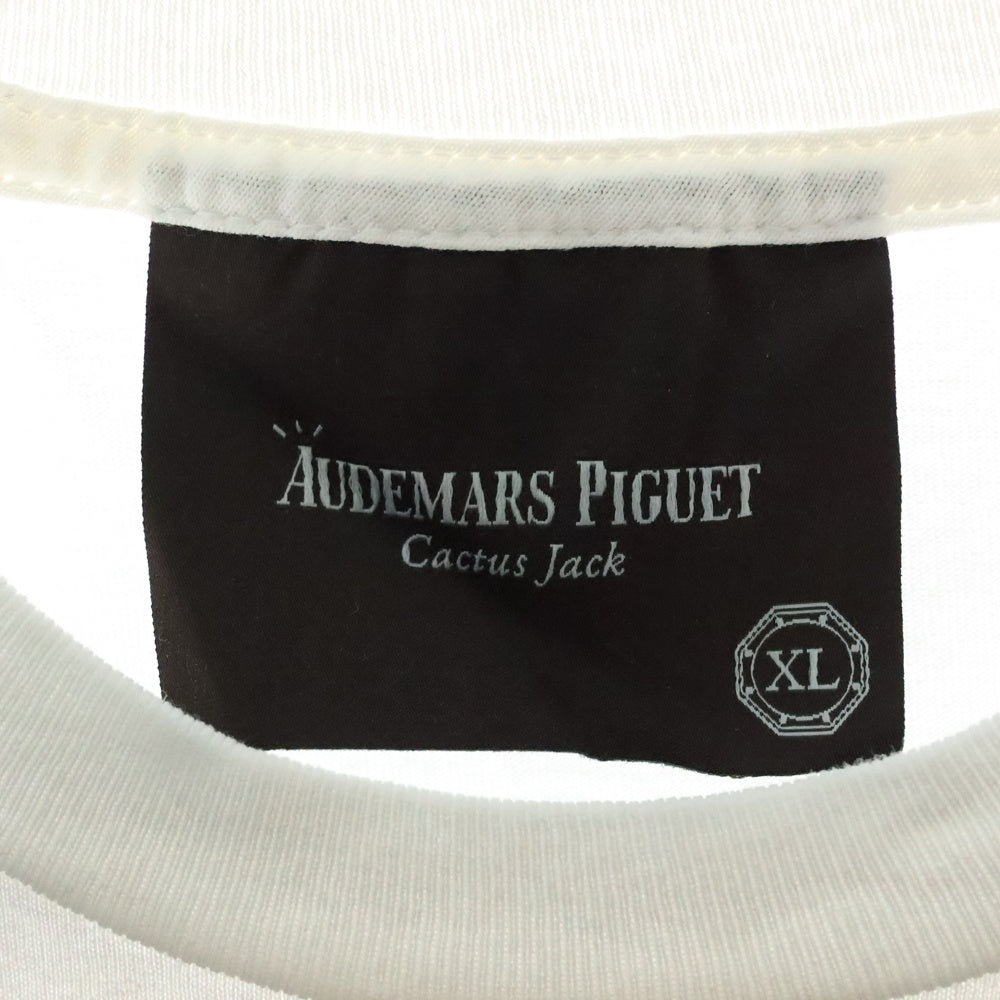 Cactus Jack(カクタスジャック) Travis Scott×AUDEMARS PIGUET Perpetual Calendar Tee オーデマ ピゲ プリント半袖Tシャツ CJAP-SS03 ホワイト