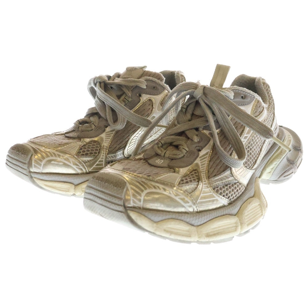BALENCIAGA(バレンシアガ) 3XL Sneaker スリーエックスエル ユーズド加工ローカットスニーカー 734734 ホワイト/ベージュ