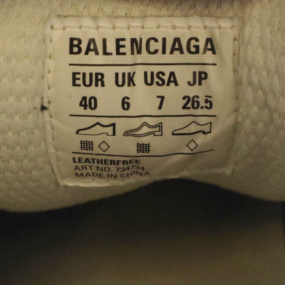 BALENCIAGA(バレンシアガ) 3XL Sneaker スリーエックスエル ユーズド加工ローカットスニーカー 734734 ホワイト/ベージュ