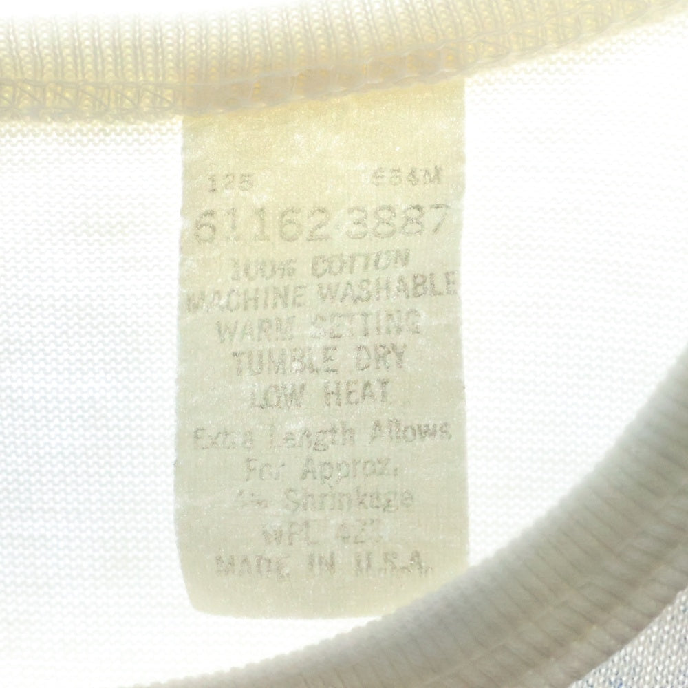 Levi's(リーバイス) 70s WOODSTOCK ウッドストック フォトプリント 半袖Tシャツ カットソー ホワイト