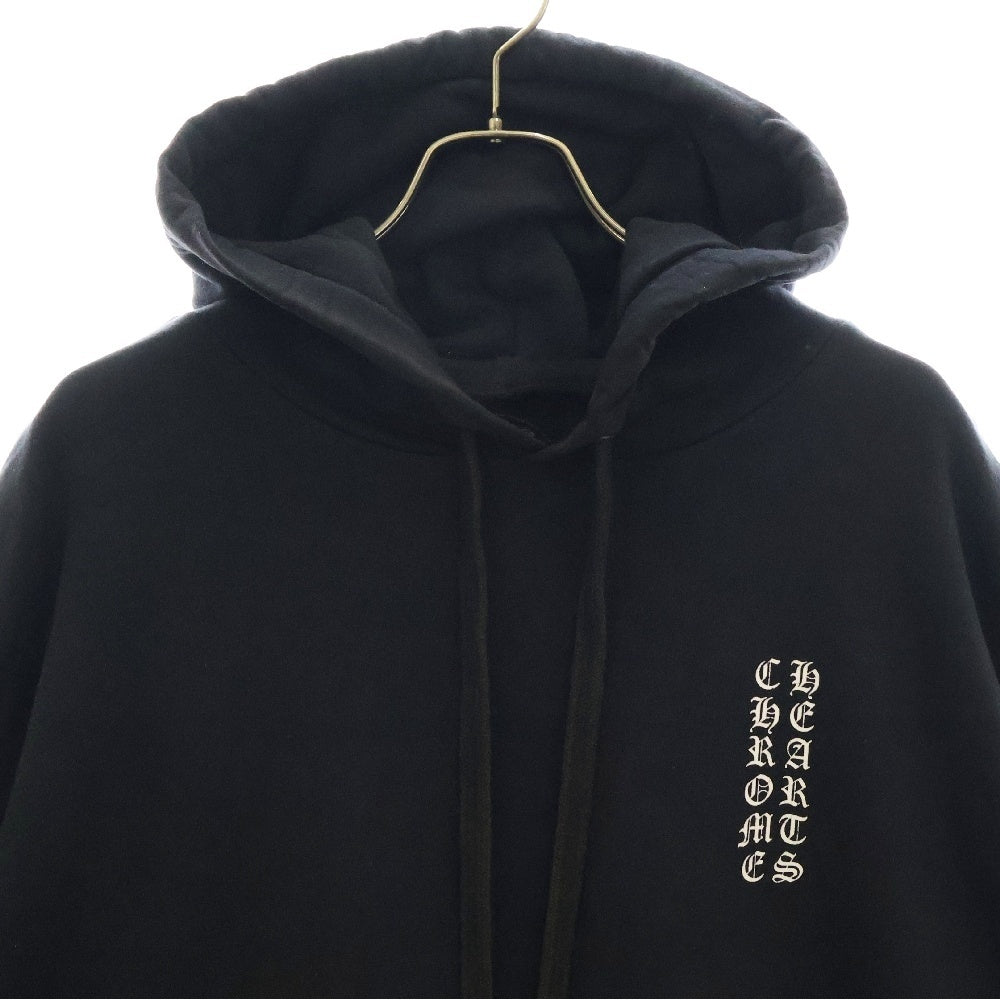 CHROME HEARTS(クロムハーツ) SWTSHRT PLVR アームロゴプリントプルオーバーパーカー ブラック