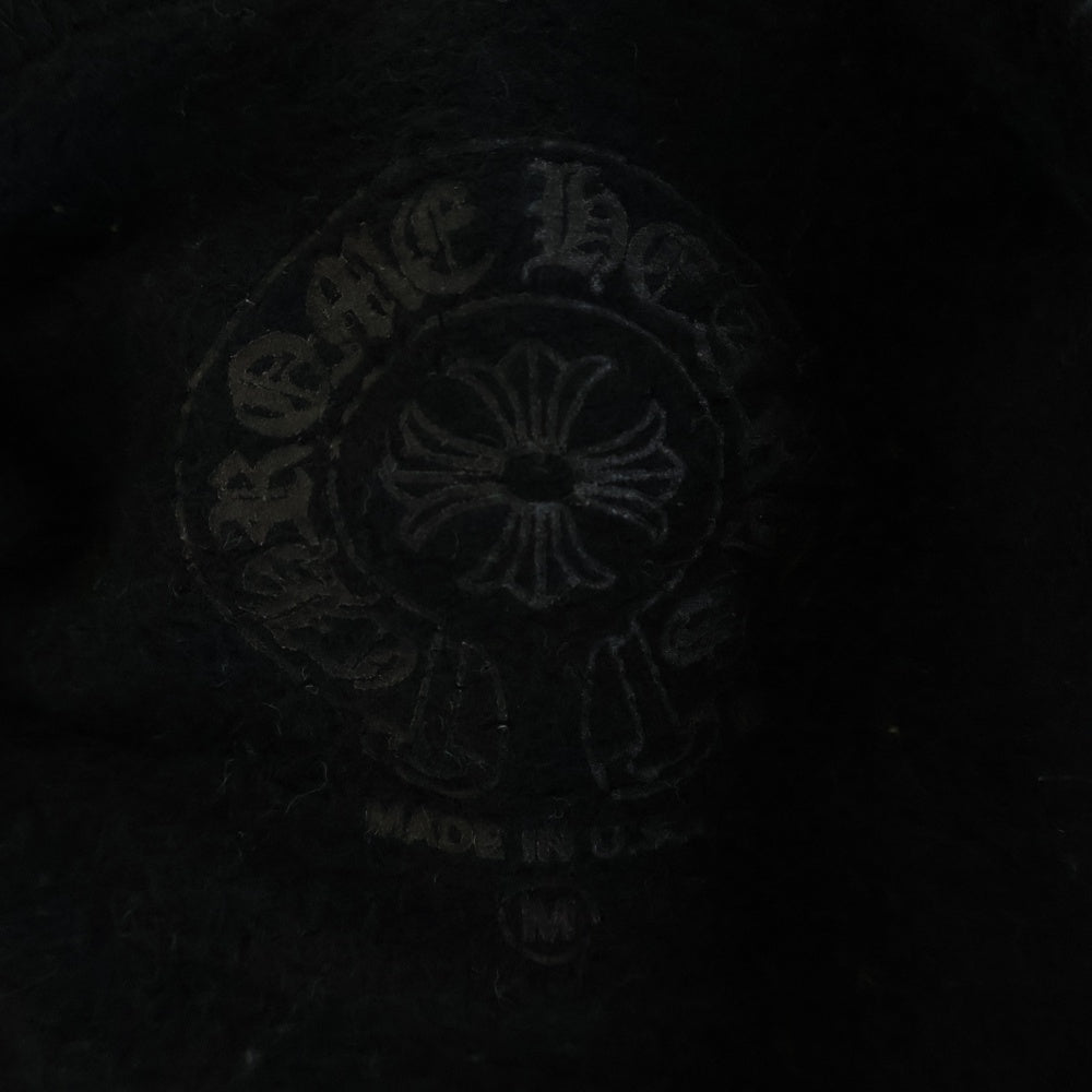CHROME HEARTS(クロムハーツ) SWTSHRT PLVR アームロゴプリントプルオーバーパーカー ブラック
