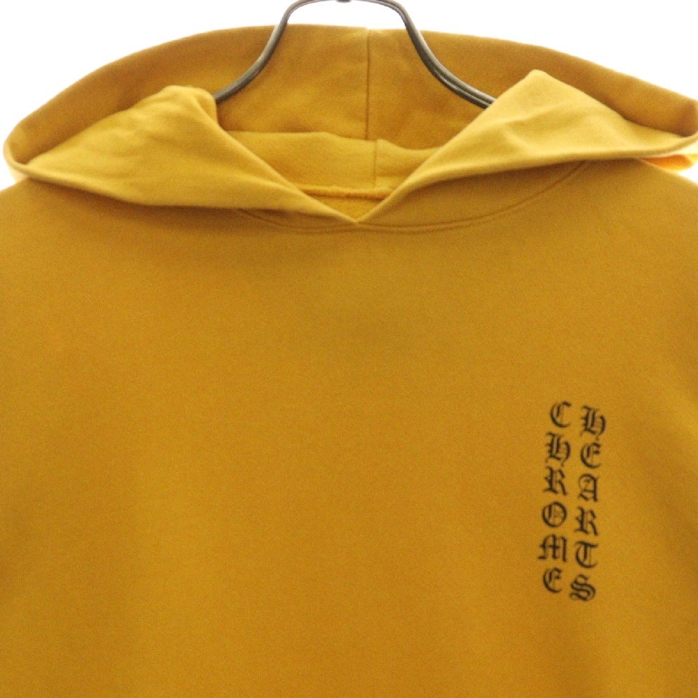 CHROME HEARTS(クロムハーツ) SWTSHRT PLVR アームロゴプリントプルオーバーパーカー イエロー