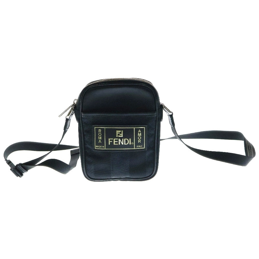 FENDI(フェンディ) SMALL CROSS BODY スモールクロスボディロゴショルダーバッグ 7VA456 A6FY F0GXN ブラック