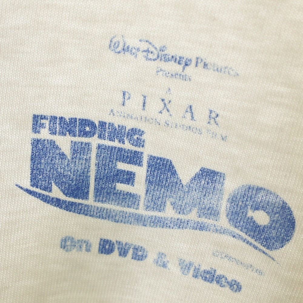 VINTAGE(ヴィンテージ) 00s VINTAGE Finding Nemo Tshirt ファインディングニモ プリント半袖Tシャツ カットソー ホワイト