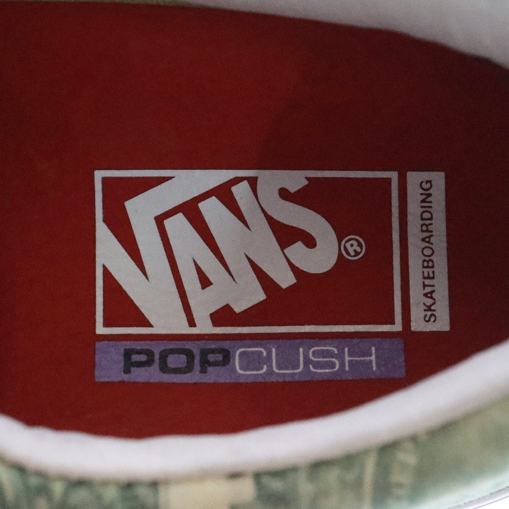 SUPREME(シュプリーム) 23SS×VANS SKATE ERA Dollar Bill Green バンス スケートエラ ダラー総柄ローカットスニーカー VN0A5FC9GRN グリーン US9/27.0cm