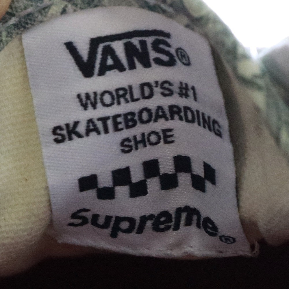 SUPREME(シュプリーム) 23SS×VANS SKATE ERA Dollar Bill Green バンス スケートエラ ダラー総柄ローカットスニーカー VN0A5FC9GRN グリーン US9/27.0cm