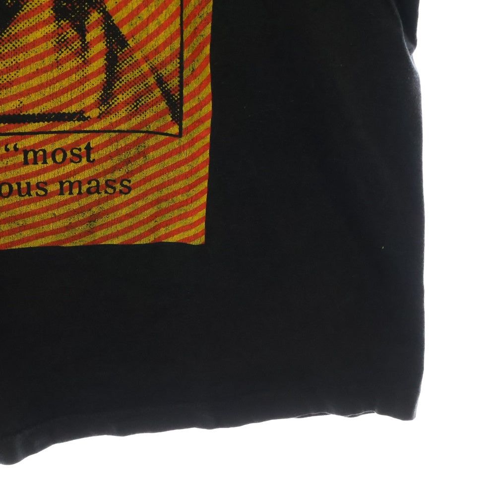 VINTAGE(ヴィンテージ) CHARLES MANSON チャールズマンソン プリント半袖カットソー Tシャツ ブラック/イエロー