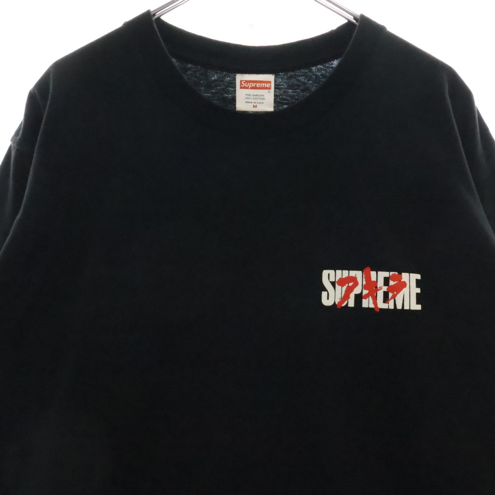 SUPREME(シュプリーム) 17AW×AKIRA Neo-Tokyo L/S Tee アキラ ネオ東京 ロングスリーブカットソー長袖Tシャツ ブラック