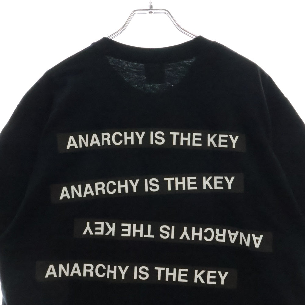 SUPREME(シュプリーム) 15SS×UNDERCOVER Anarchy Tee アンダーカバー アナーキー プリント半袖tシャツ カットソー ブラック