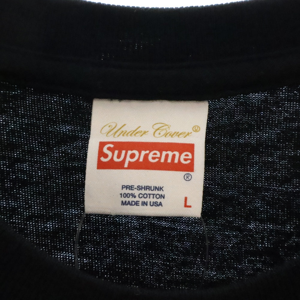 SUPREME(シュプリーム) 15SS×UNDERCOVER Anarchy Tee アンダーカバー アナーキー プリント半袖tシャツ カットソー ブラック