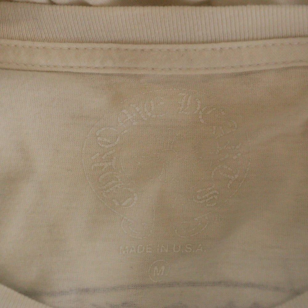 CHROME HEARTS(クロムハーツ) CH T-SHRT 1 バックスクロールラベルプリント 半袖Tシャツ カットソー ホワイト
