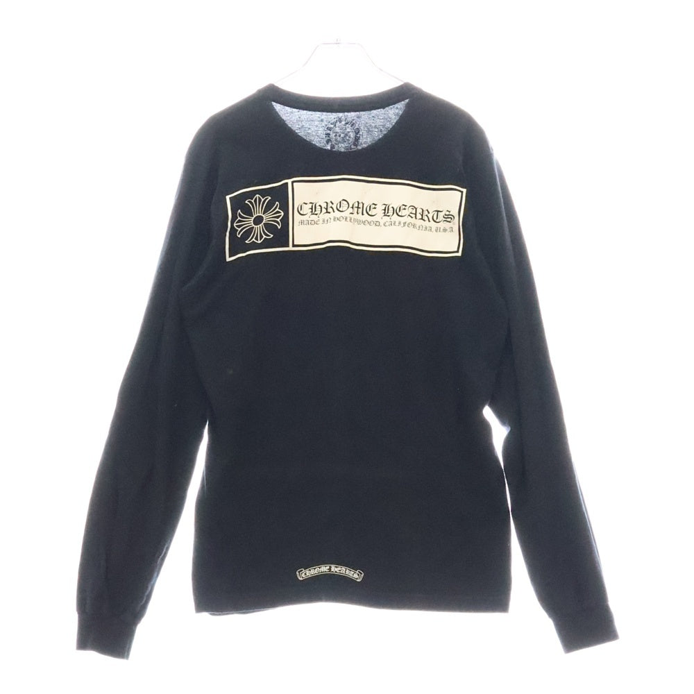 CHROME HEARTS(クロムハーツ) CHPLUS Hollywood Logo L/S ハリウッドロゴ 長袖Tシャツ ロンT ブラック