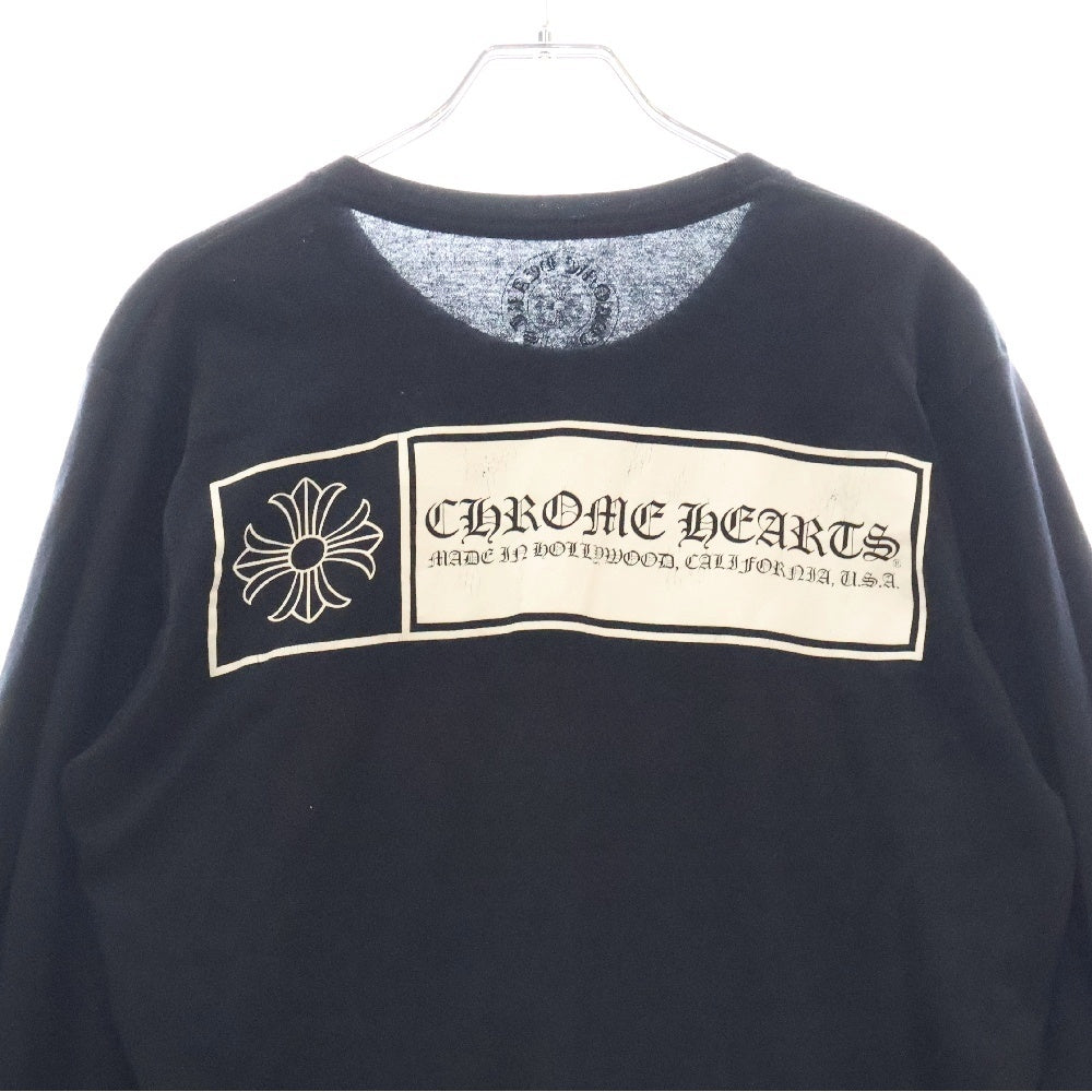 CHROME HEARTS(クロムハーツ) CHPLUS Hollywood Logo L/S ハリウッドロゴ 長袖Tシャツ ロンT ブラック