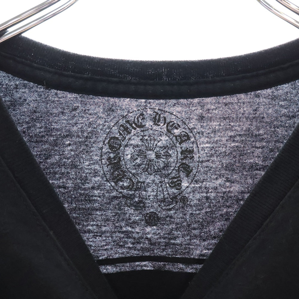 CHROME HEARTS(クロムハーツ) CHPLUS Hollywood Logo L/S ハリウッドロゴ 長袖Tシャツ ロンT ブラック