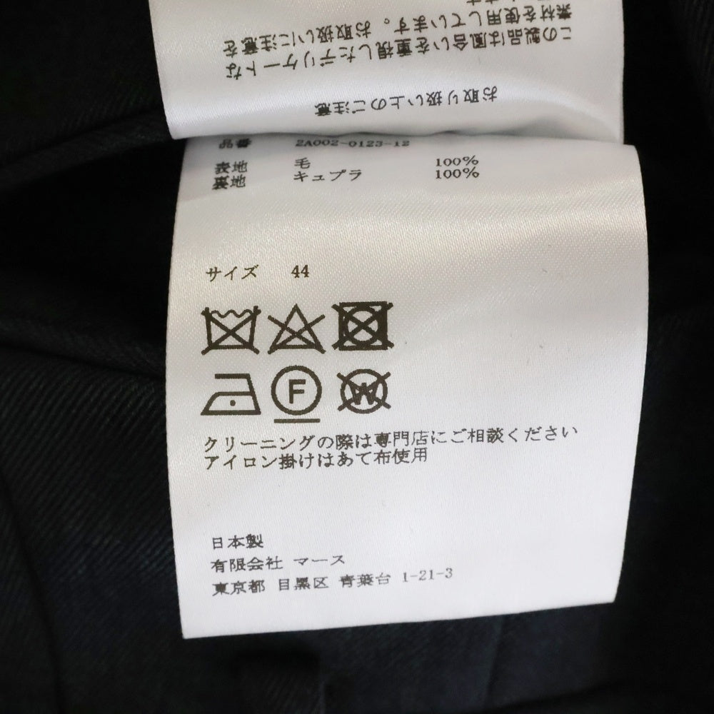 JOHN LAWRENCE SULLIVAN(ジョンローレンスサリバン) GLEN PLAID TUCK TROUSERS グレンプライドタックトラウザーズスラックスパンツ 2A002-0123-13 グレー