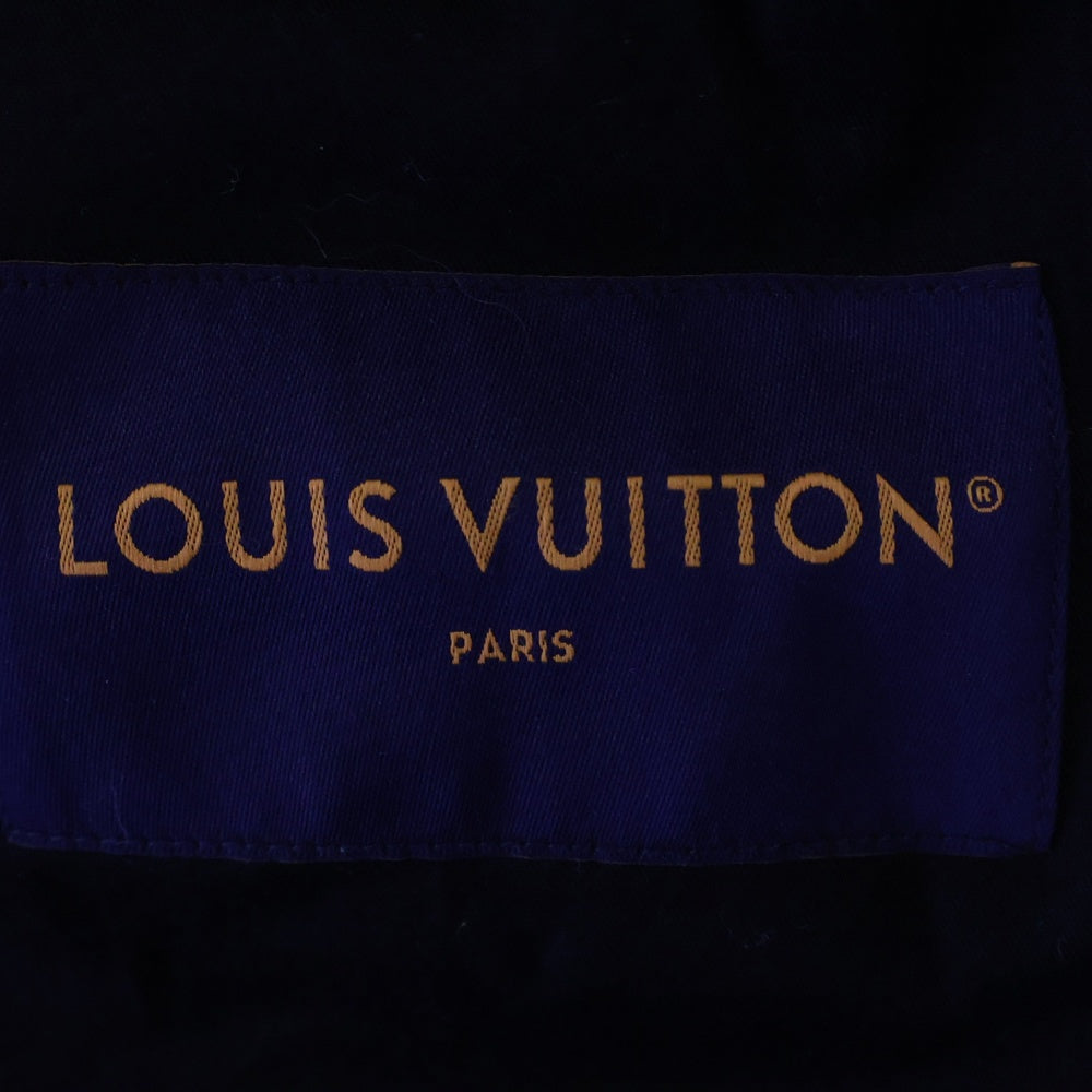 LOUIS VUITTON(ルイヴィトン) 24AW ターコイズスタッズ装飾 エンブロイダードデニムジャケット RM242M CHR HRA81W 1AFWX4 ブラック