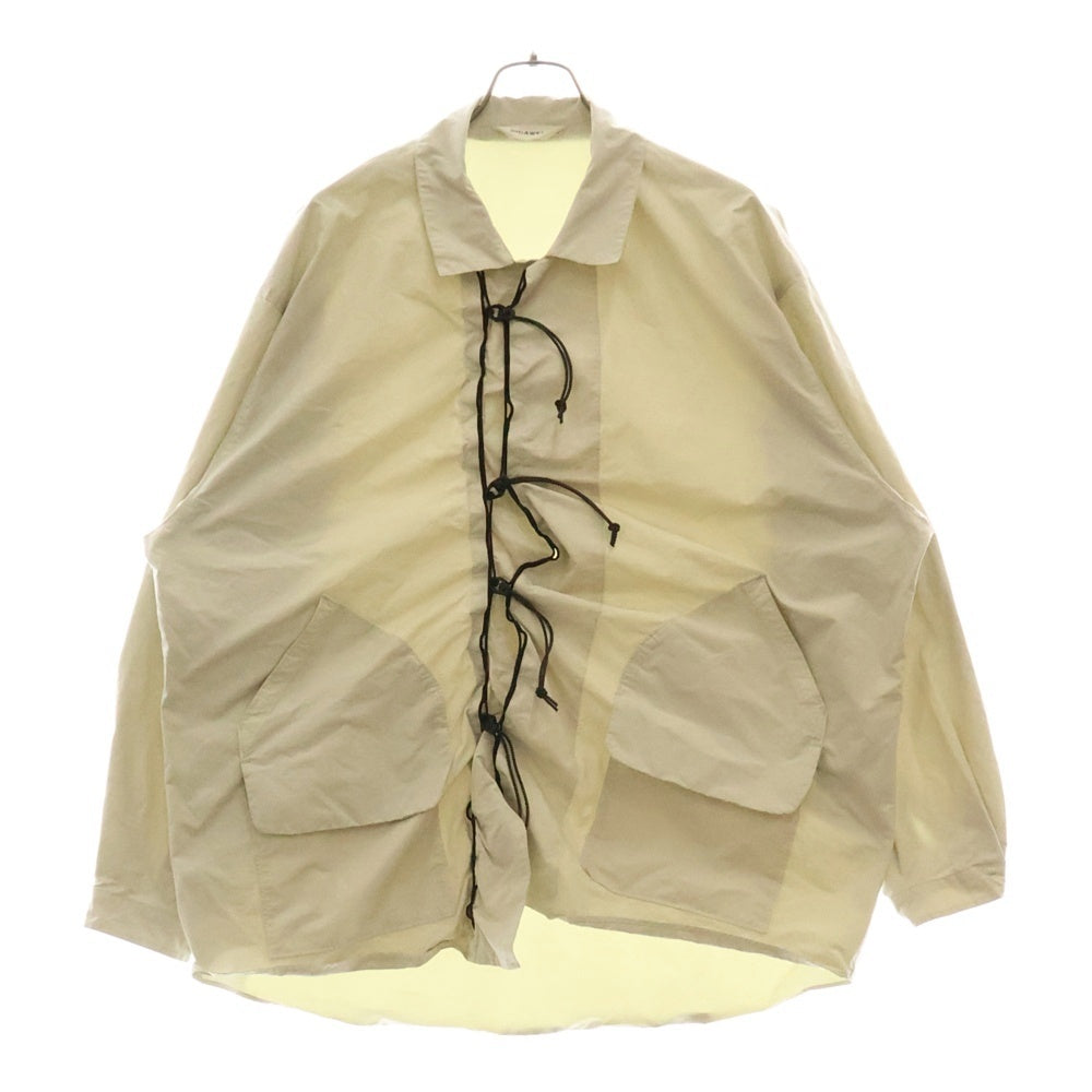 DIGAWEL(ディガウェル) Garment Dye Shirt ガーメントダイシャツ ホワイト