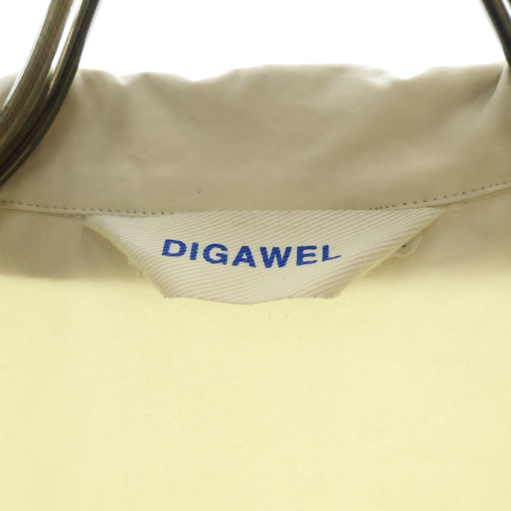 DIGAWEL(ディガウェル) Garment Dye Shirt ガーメントダイシャツ ホワイト