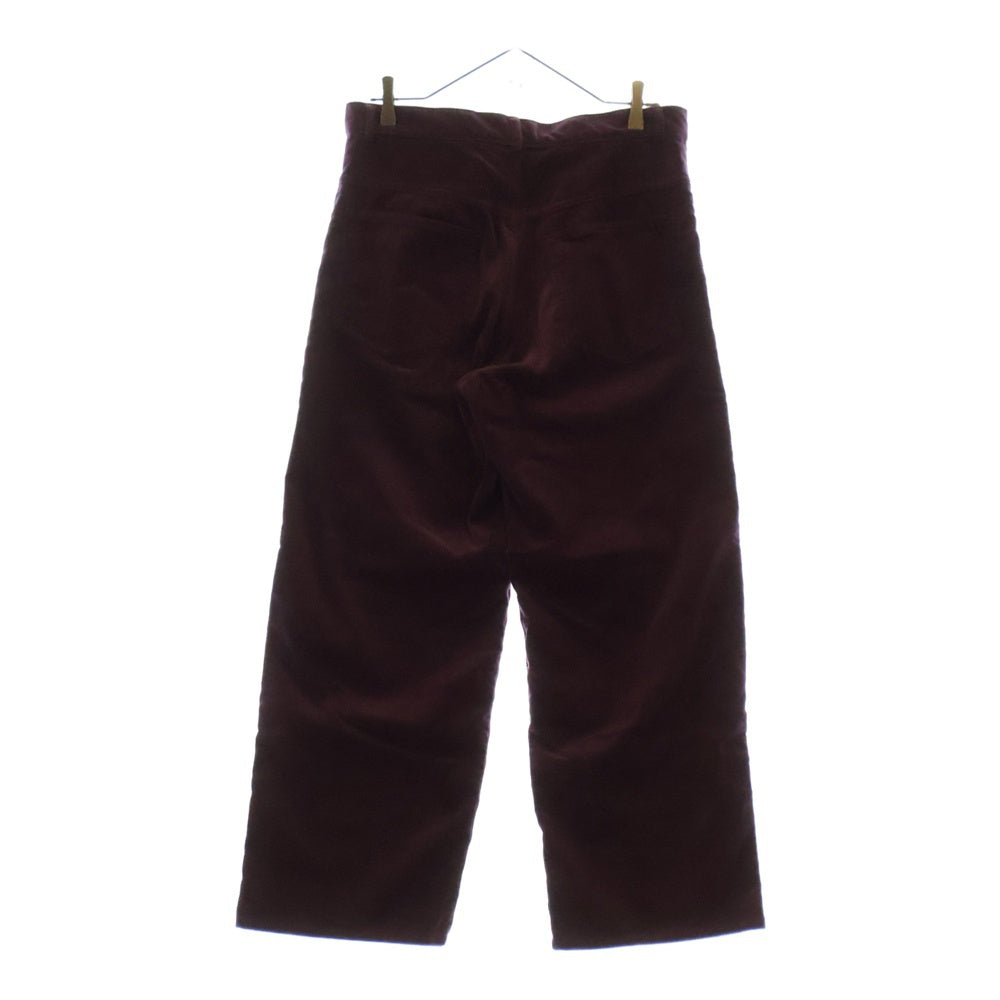 AURALEE(オーラリー) FINX CORDUROY PANTS A24AP01FC フィンクス コーデュロイパンツ パープル