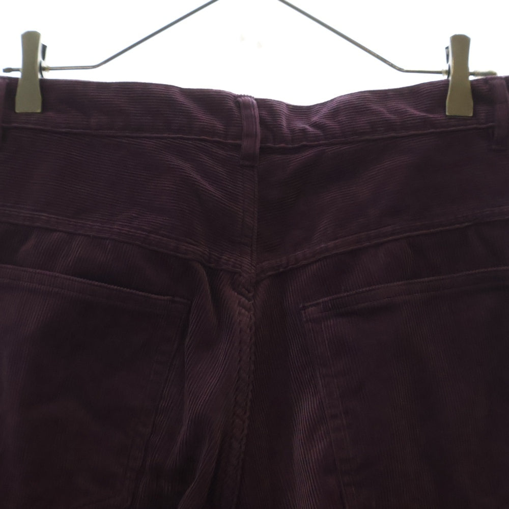 AURALEE(オーラリー) FINX CORDUROY PANTS A24AP01FC フィンクス コーデュロイパンツ パープル