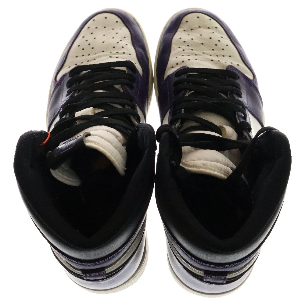 NIKE(ナイキ) AIR JORDAN 1 RETRO HIGH OG COURT PURPLE 555088-500 エアジョーダン1 コートパープル ハイカットスニーカー ホワイト/パープル US10.5/28.5cm