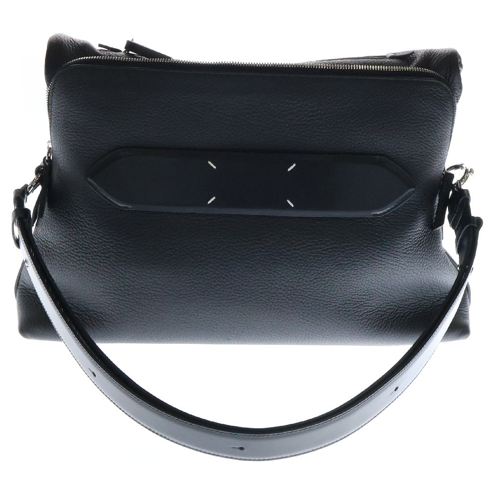 Maison Margiela 11(メゾンマルジェラ11) 5AC LARGE SHOULDER BAG レザーラージショルダーバッグ SB1WG0004 P4746 ブラック