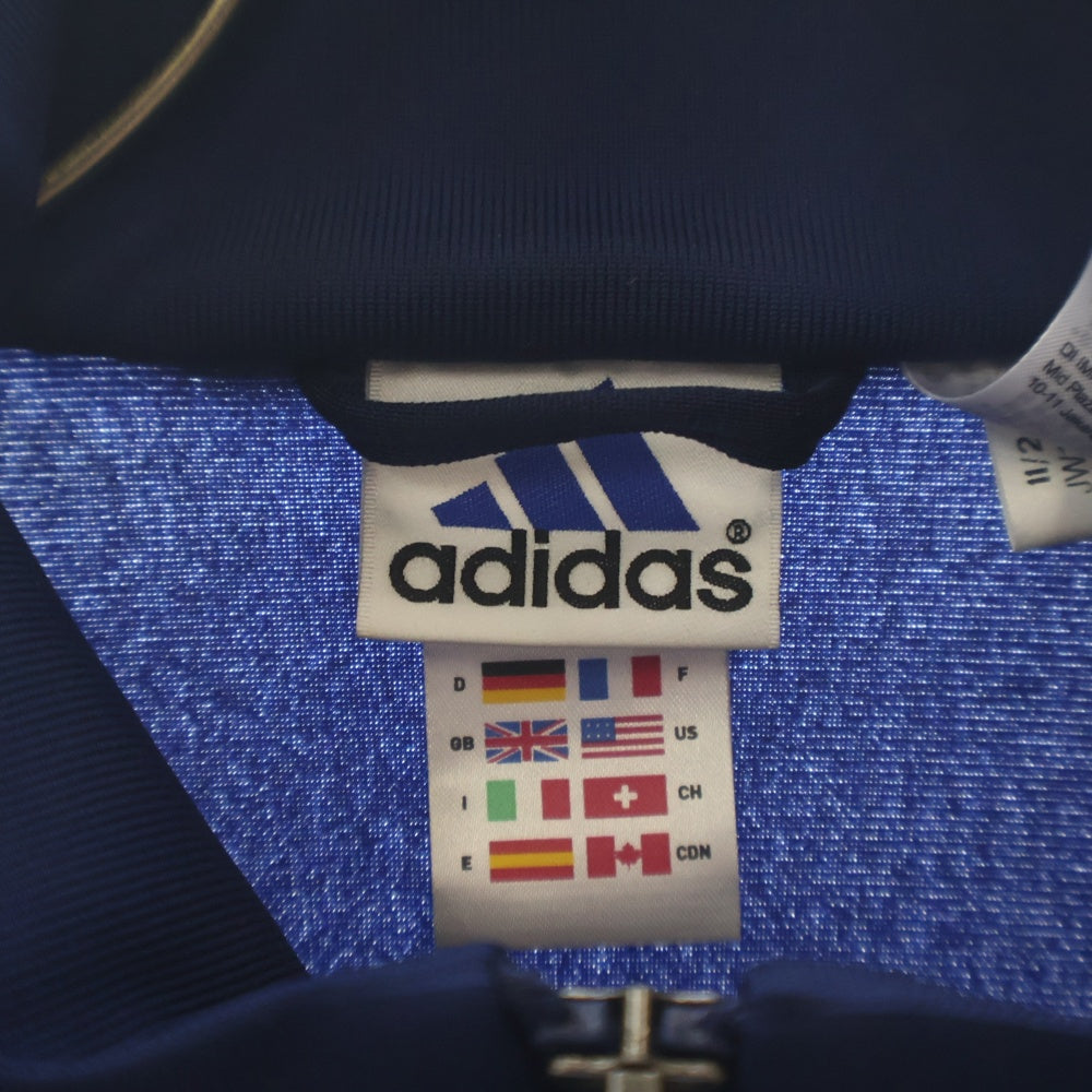 adidas(アディダス) 25SS Real Madrid 99/00 TRACK TOP DARK BLUE JW1993 レアルマドリード トラックトップ ジャージ ダークブルー