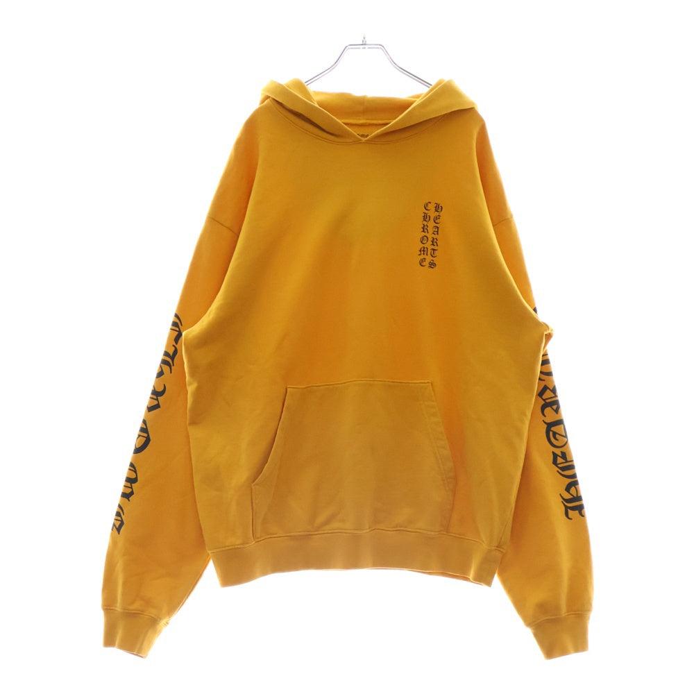 CHROME HEARTS(クロムハーツ) SWTSHRT PLVR アームロゴスウェットプルオーバーパーカー マスタード