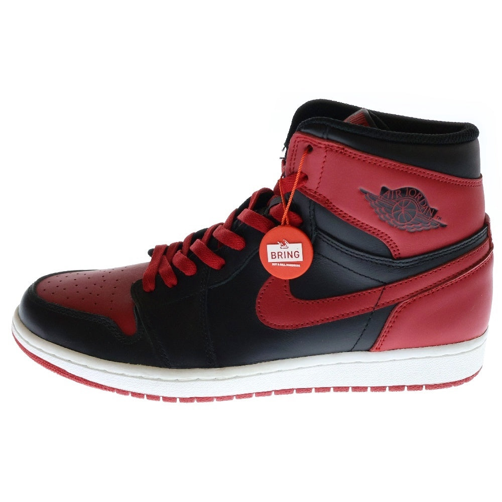 NIKE(ナイキ) 【観賞用 2013年製】AIR JORDAN 1 RETRO HIGH OG BRED 555088-023 エアジョーダン レトロ ブレッド ハイカットスニーカー シューズ ブラック/レッド US11/29.0cm
