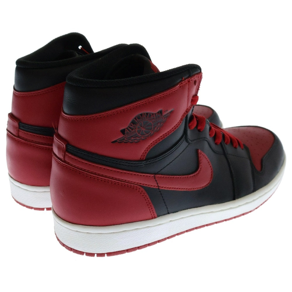 NIKE(ナイキ) 【観賞用 2013年製】AIR JORDAN 1 RETRO HIGH OG BRED 555088-023 エアジョーダン レトロ ブレッド ハイカットスニーカー シューズ ブラック/レッド US11/29.0cm