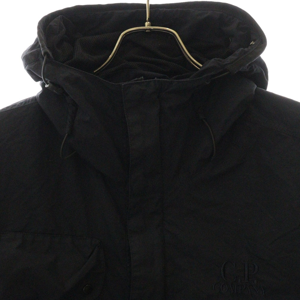 C.P. Company(シーピーカンパニー) FLATT NYLON GOGGLE JACKET フラットナイロンゴーグルジャケット 18CMOW050A ネイビー