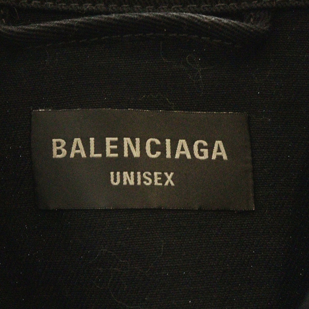 BALENCIAGA(バレンシアガ) 24AW Oversized Jacket オーバーサイズデニムジャケット 681690 TQW83 ブラック