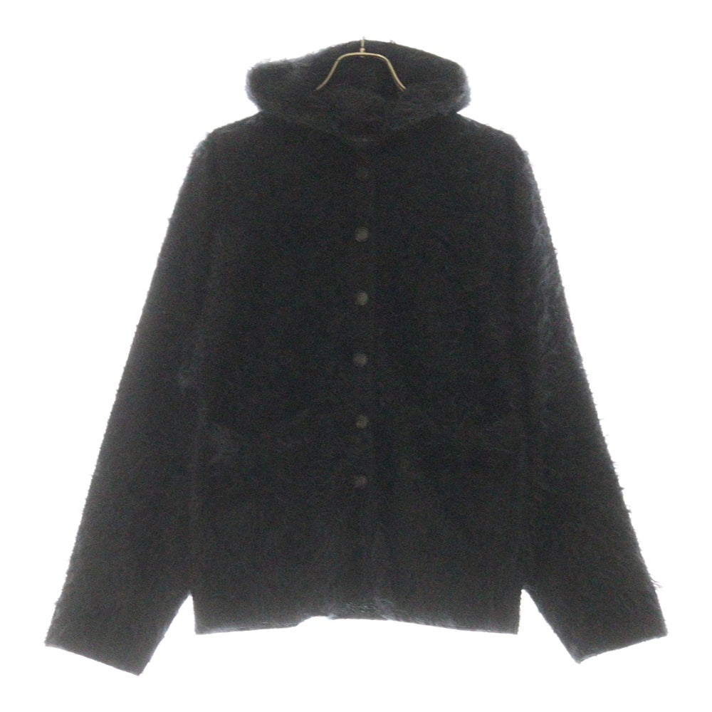 BALENCIAGA(バレンシアガ) 22AW Brushed Wool Hooded Cardigan ブラッシュドウールフーデッドカーディガン 719001 T1657 ブラック