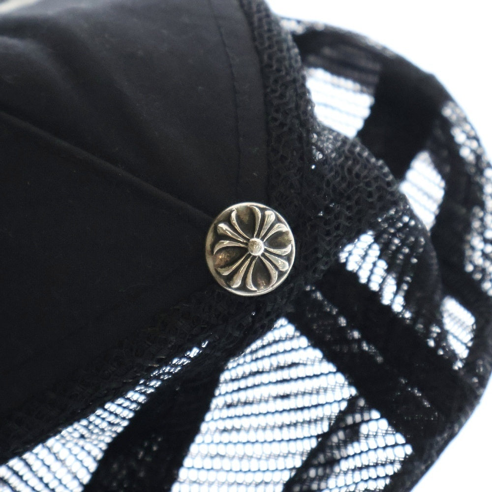 CHROME HEARTS(クロムハーツ) TRUCKER CAP ホースシュー CHプラス刺繍 トラッカーキャップ クロスボール付メッシュキャップ 帽子 ブラック