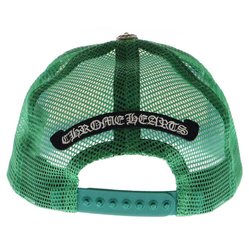 CHROME HEARTS(クロムハーツ) × MATTYBOY Sex Records Smiley Trucker Hat マッティボーイ セックスレコードスマイリートラッカーキャップ 帽子 イエロー/グリーン