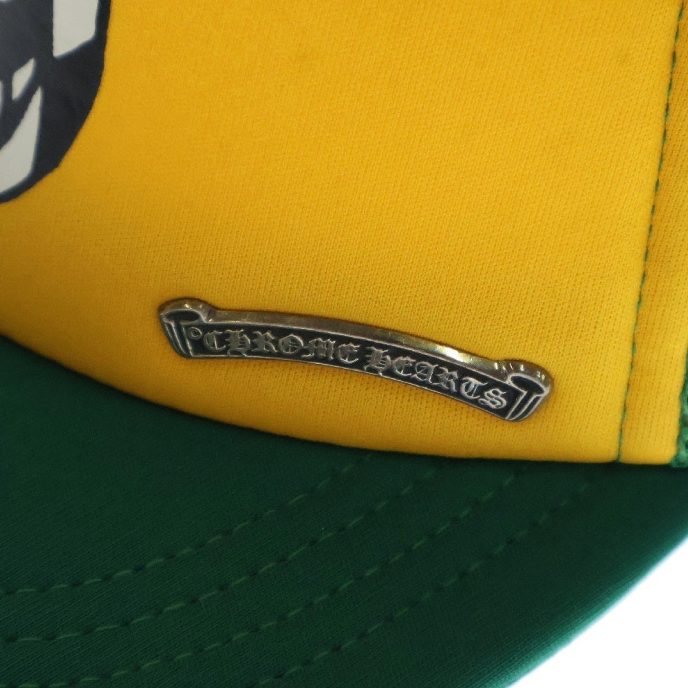 CHROME HEARTS(クロムハーツ) × MATTYBOY Sex Records Smiley Trucker Hat マッティボーイ セックスレコードスマイリートラッカーキャップ 帽子 イエロー/グリーン