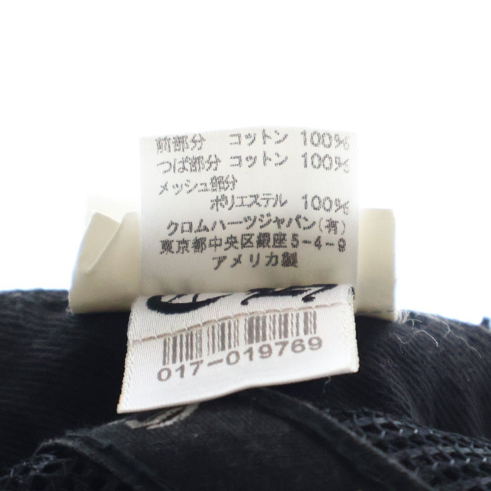 CHROME HEARTS(クロムハーツ) TRUCKER CAP CHプラス刺繍 トラッカーキャップ クロスボール付メッシュキャップ 帽子 ブラック/ホワイト
