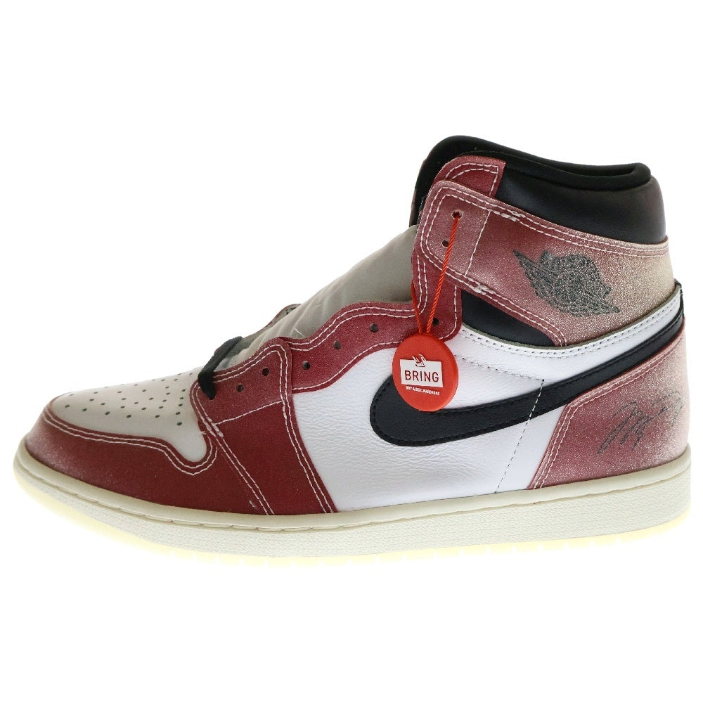 NIKE(ナイキ) × Trophy Room AIR JORDAN 1 RETRO HIGH OG SP トロフィールーム エアジョーダン シカゴ ハイカットスニーカー レッド/ホワイト US11/29.0cm DA2728-100
