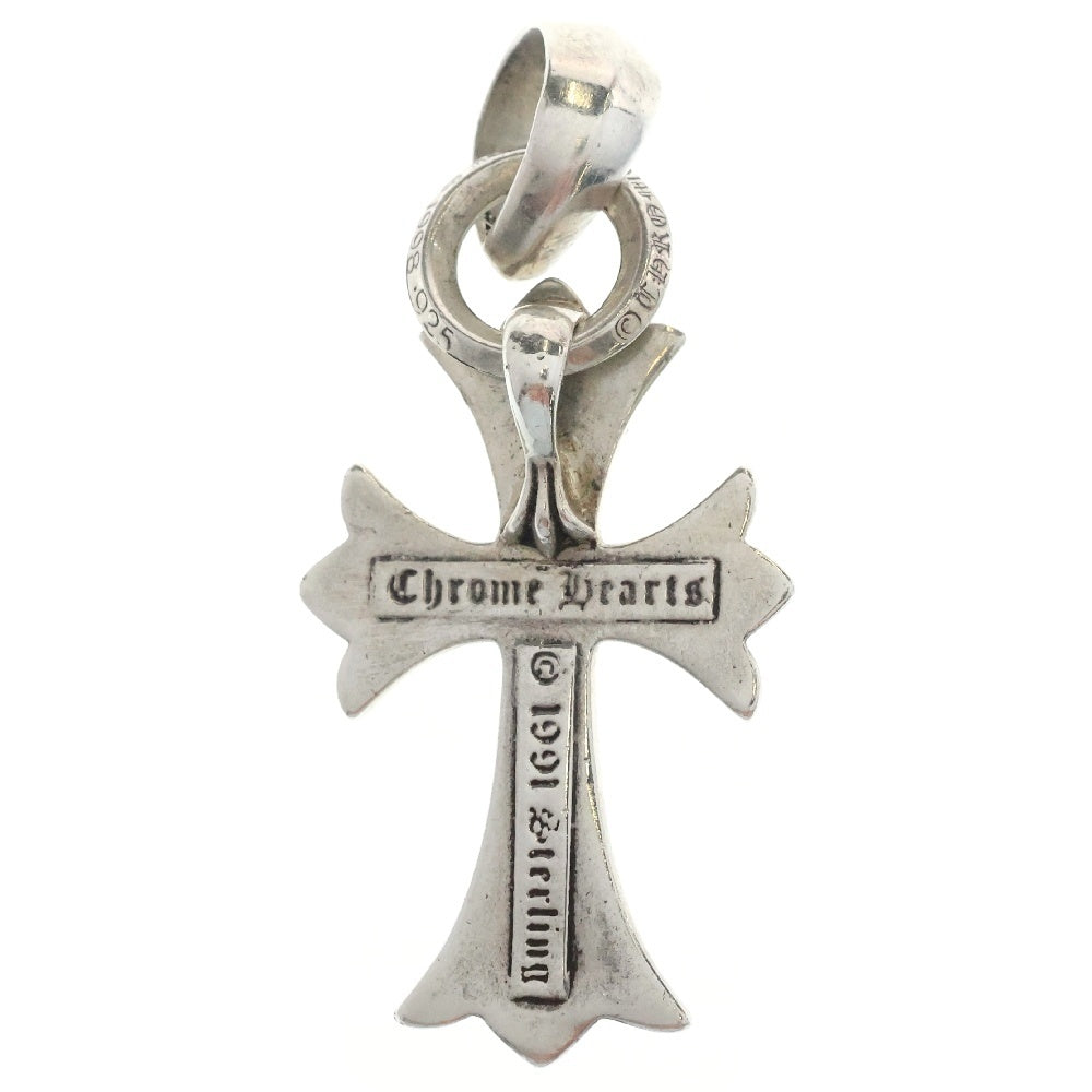 CHROME HEARTS(クロムハーツ) CH CRS SML W/BALE Wベイル スモールCHクロス ペンダントトップ シルバー BCA218