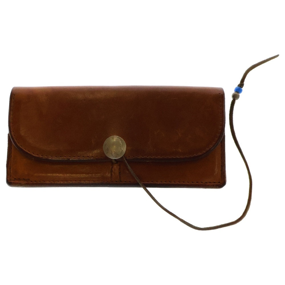 goro's(ゴローズ) コンチョ付き レザーウォレット 二つ折り長財布 ブラウン