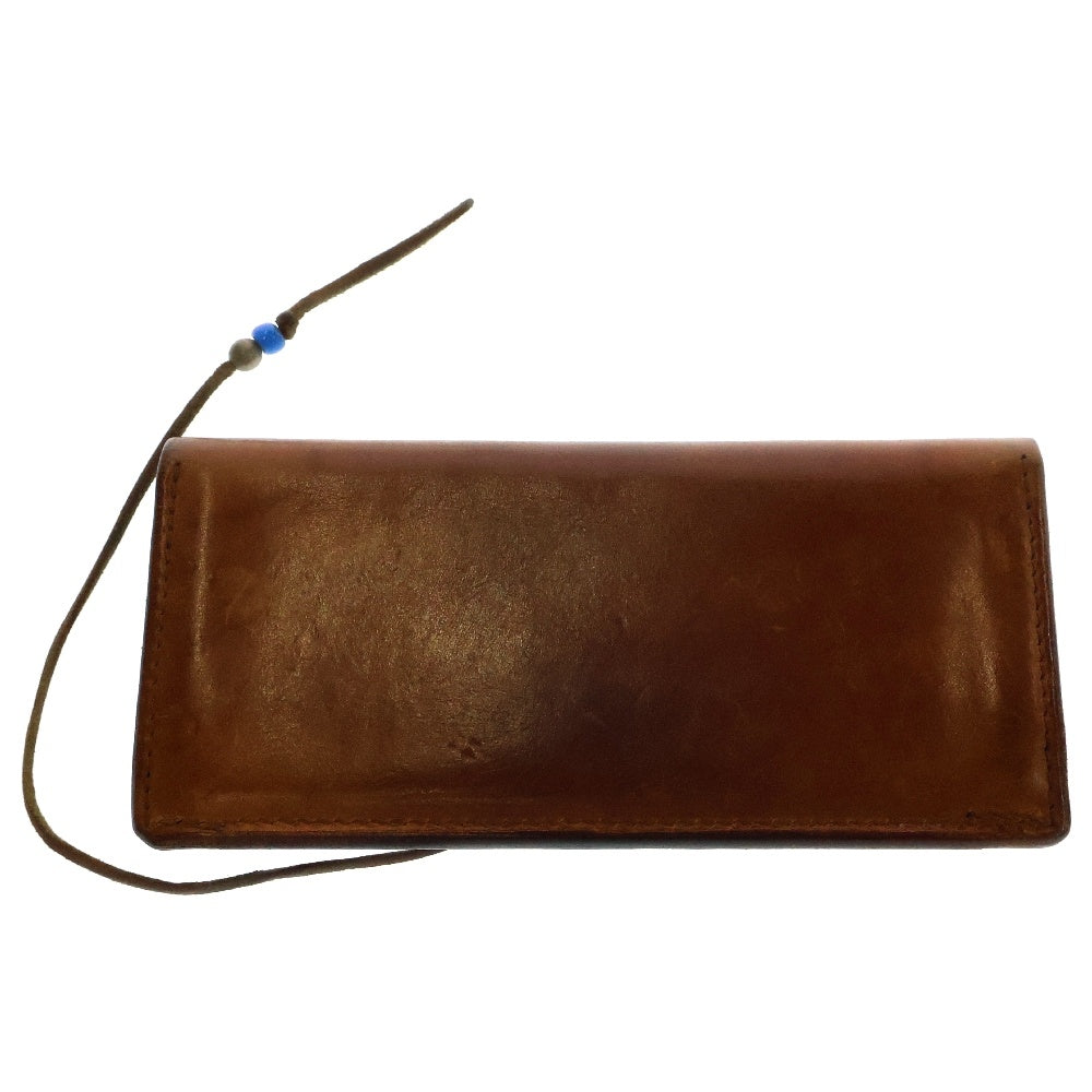 goro's(ゴローズ) コンチョ付き レザーウォレット 二つ折り長財布 ブラウン