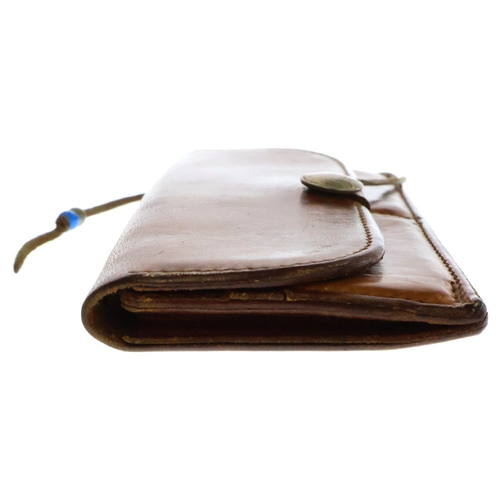 goro's(ゴローズ) コンチョ付き レザーウォレット 二つ折り長財布 ブラウン