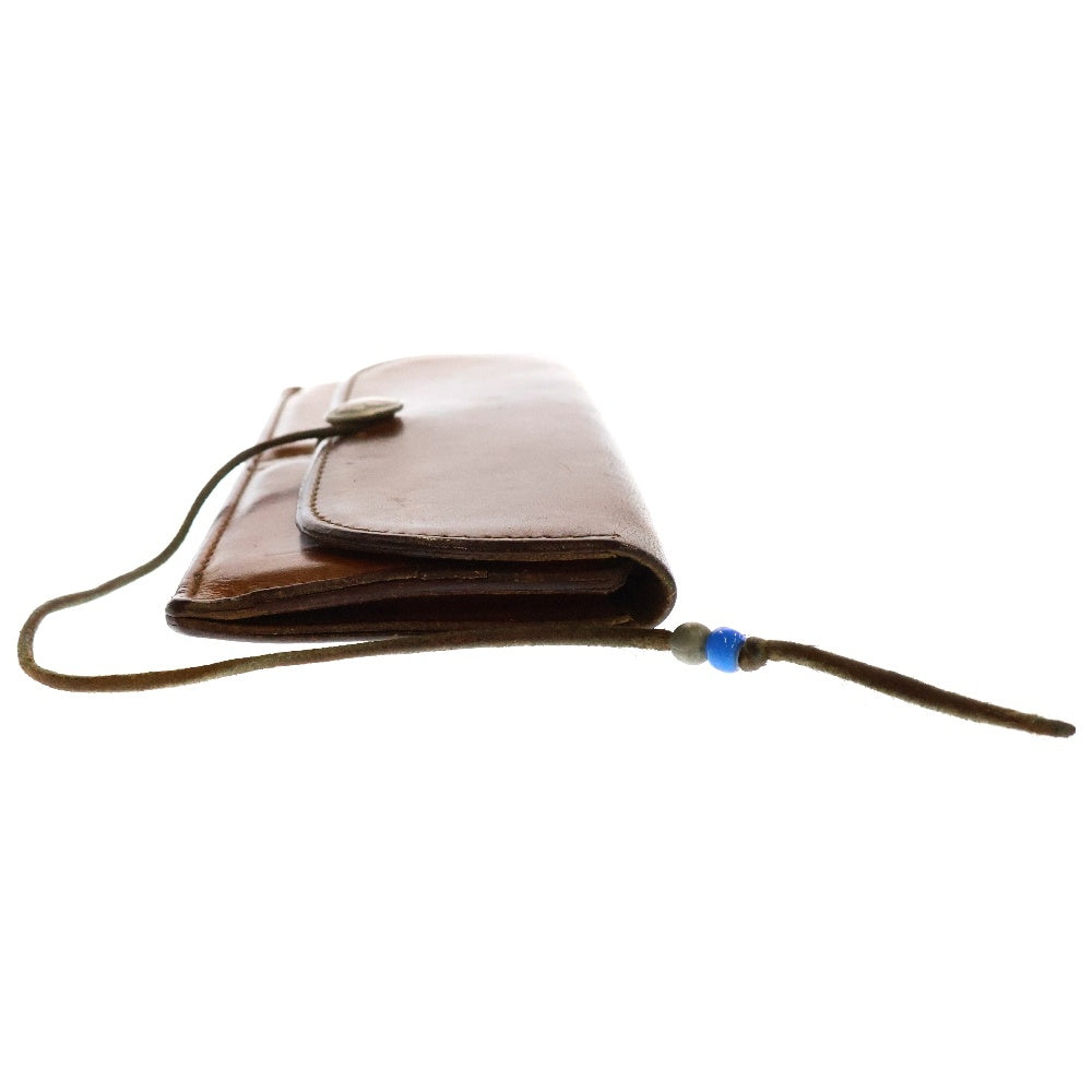 goro's(ゴローズ) コンチョ付き レザーウォレット 二つ折り長財布 ブラウン