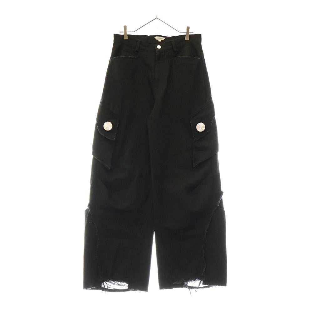 cmmawear(コマウェア) gaia cargo trousers ガイアトラウザー カーゴパンツ ブラック