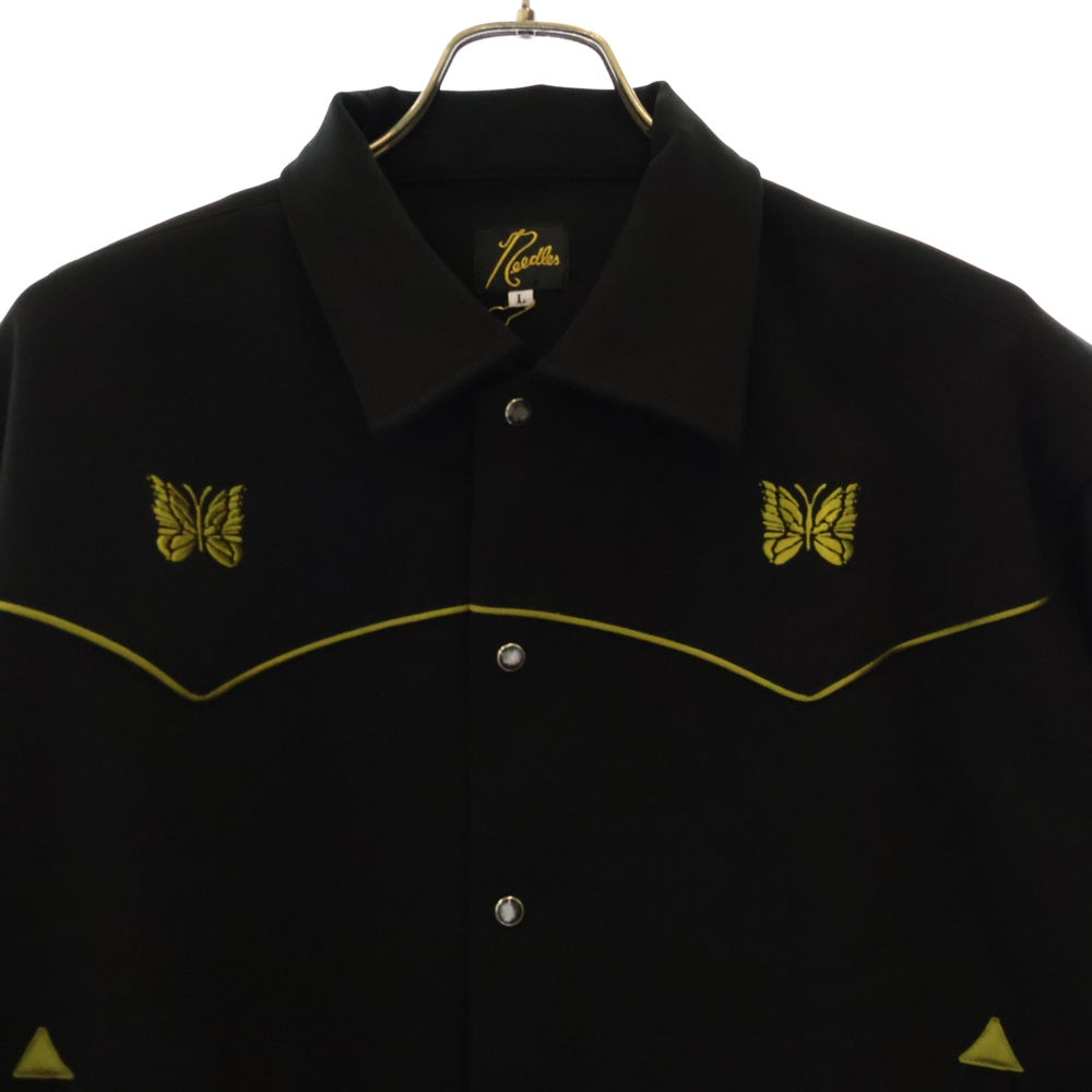 Needles(ニードルス) Piping Cowboy Jacket NS150 カウボーイジャケット ブラック