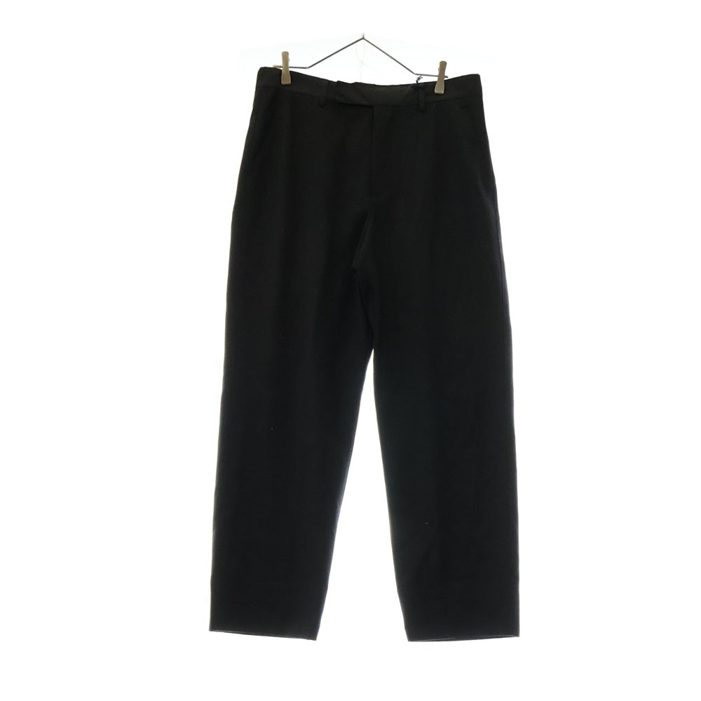 PRADA(プラダ) 22SS トライアングルプレート ウールギャバスラックスパンツ SPH177 S221 11A6 ブラック